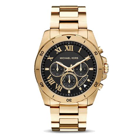 michael kors gold and black watch mens|Michael Kors black watch women's.